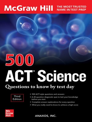 cover image of 500 ACT Science Questions to Know by Test Day